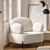 Sillon de Diseño - Tapizado en Tela Bouclé - Baman image 7