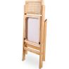 Silla de Comedor Plegable de Madera  Ratán - Umbra image 7