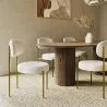 Silla de comedor - Tapizada en Tela Bouclé - Dahe image 7