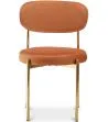 Silla de comedor - Tapizada en Terciopelo - Metal dorado - Dahe image 7