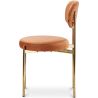 Silla de comedor - Tapizada en Terciopelo - Metal dorado - Dahe image 7