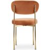 Silla de comedor - Tapizada en Terciopelo - Metal dorado - Dahe image 7