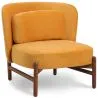 Sillón Tapizado en Terciopelo y Madera -  Brina image 7