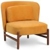 Sillón Tapizado en Terciopelo y Madera -  Brina image 7
