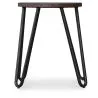 Taburete Hairpin - 42cm - Madera oscura y metal  image 7