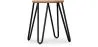 Taburete Hairpin - 42cm - Madera clara y metal image 7