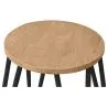 Taburete Hairpin - 42cm - Madera clara y metal image 7