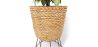 Macetero de Suelo Redondo - Estilo Boho - 46 CM - Firna image 7