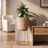 Macetero de Suelo Redondo - Estilo Boho - 65 CM - Firna image 7