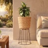 Macetero de Suelo Redondo - Estilo Boho - 65 CM - Firna image 7