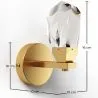 Aplique de Pared de Diseño Dorado - Luxe image 7
