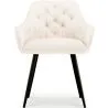 Silla De Comedor con Reposabrazos - Tapizada en Bouclé Premium - Alene image 7