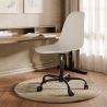 Silla De Oficina Con Reposabrazos - Silla De Escritorio Con Ruedas - Denisse Estructura Negra image 7