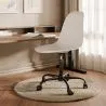 Silla De Oficina Con Reposabrazos - Silla De Escritorio Con Ruedas - Denisse Estructura Negra image 7