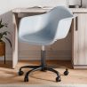 Silla De Oficina Con Reposabrazos - Silla De Escritorio Con Ruedas - Weston Estructura Negra image 7