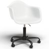 Silla De Oficina Con Reposabrazos - Silla De Escritorio Con Ruedas - Weston Estructura Negra image 7