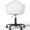Silla De Oficina Con Reposabrazos - Silla De Escritorio Con Ruedas - Weston Estructura Negra image 7