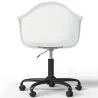 Silla De Oficina Con Reposabrazos - Silla De Escritorio Con Ruedas - Weston Estructura Negra image 7