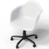 Silla De Oficina Con Reposabrazos - Silla De Escritorio Con Ruedas - Weston Estructura Negra image 7