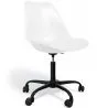 Silla De Oficina con Ruedas- Silla De Escritorio Giratoria - Tulip Estructura Negra image 7
