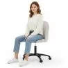 Silla de Oficina Tapizada - Terciopelo - Evelyne image 7