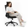 Silla de Oficina Ergonomica con Ruedas y Reposabrazos - Pebbles image 7