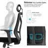 Silla de Oficina Ergonomica con Ruedas y Reposabrazos - Pebbles image 7