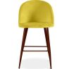 Taburete Tapizado en Terciopelo - Diseño Escandinavo - 66cm - Evelyne image 7