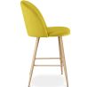Taburete Tapizado en Terciopelo - Diseño Escandinavo - 66cm - Evelyne image 7