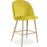 Taburete Tapizado en Terciopelo - Diseño Escandinavo - 66cm - Evelyne image 7
