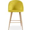 Taburete Tapizado en Terciopelo - Diseño Escandinavo - 66cm - Evelyne image 7