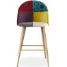 Taburete Tapizado en Patchwork - Estilo Escandinavo - 66cm - Evelyne  image 7