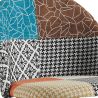 Taburete Tapizado en Patchwork - Estilo Escandinavo - 66cm - Evelyne  image 7