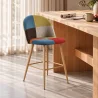 Taburete Tapizado en Patchwork - Estilo Escandinavo - 66cm - Evelyne  image 7