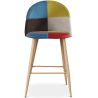Taburete Tapizado en Patchwork - Estilo Escandinavo - 66cm - Evelyne  image 7