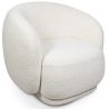 Sillón Tapizado en Tela Bouclé - Diseño Curvo - Drisela image 7
