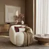 Sillón Tapizado en Tela Bouclé - Diseño Curvo - Drisela image 7