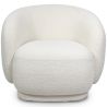 Sillón Tapizado en Tela Bouclé - Diseño Curvo - Drisela image 7