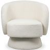 Sillón Tapizado en Tela Bouclé - Diseño Curvo - Dresa image 7