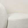 Sillón Tapizado en Tela Bouclé - Diseño Curvo - Dresa image 7
