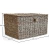 Cesta de Fibra Natural con Tapa - 40x30CM - Baulera image 7