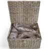 Cesta de Fibra Natural con Tapa - 40x30CM - Baulera image 7