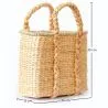 Cesta de Fibras Naturales con Asas - 30x25CM - Haret image 7