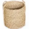 Cesto de Fibras Naturales con Asas - 30x30CM - Taral image 7