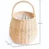 Cesta de Ratán con Asa - 33x22CM - Vernu image 7
