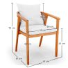 Silla de Exterior en Madera Teka con Cojines - Bamas image 7