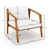 Sillón de Exterior en Madera Teka - Bamas image 7