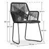Silla de Exterior - Silla de Jardín - con Reposabrazos - Frony image 7