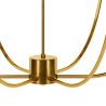 Lampara de Techo Chandelier Dorada con 6 Pantallas - Arena image 7