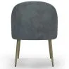 Sillón de Diseño - Tapizado en Terciopelo - Pata dorada - Wasda image 7